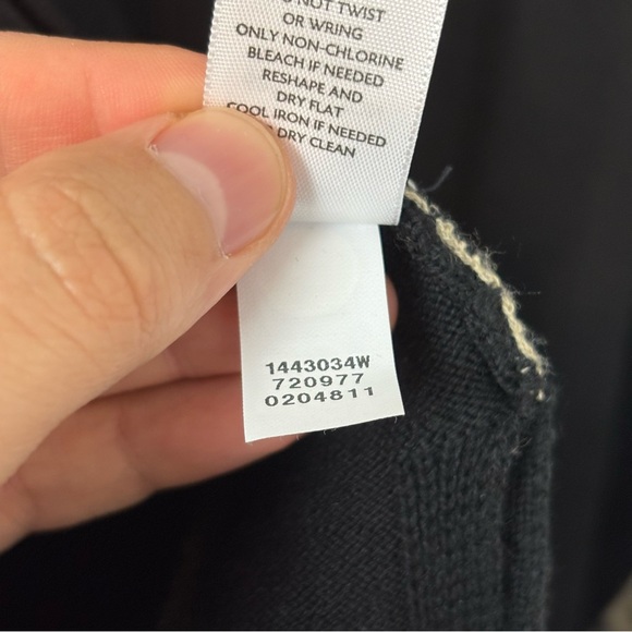 J. JILL FLORAL SUNFLOWER CARDIGAN SWEATER LONG SLEEVE BLACK CREAM SIZE 4X - Picture 8 of 8